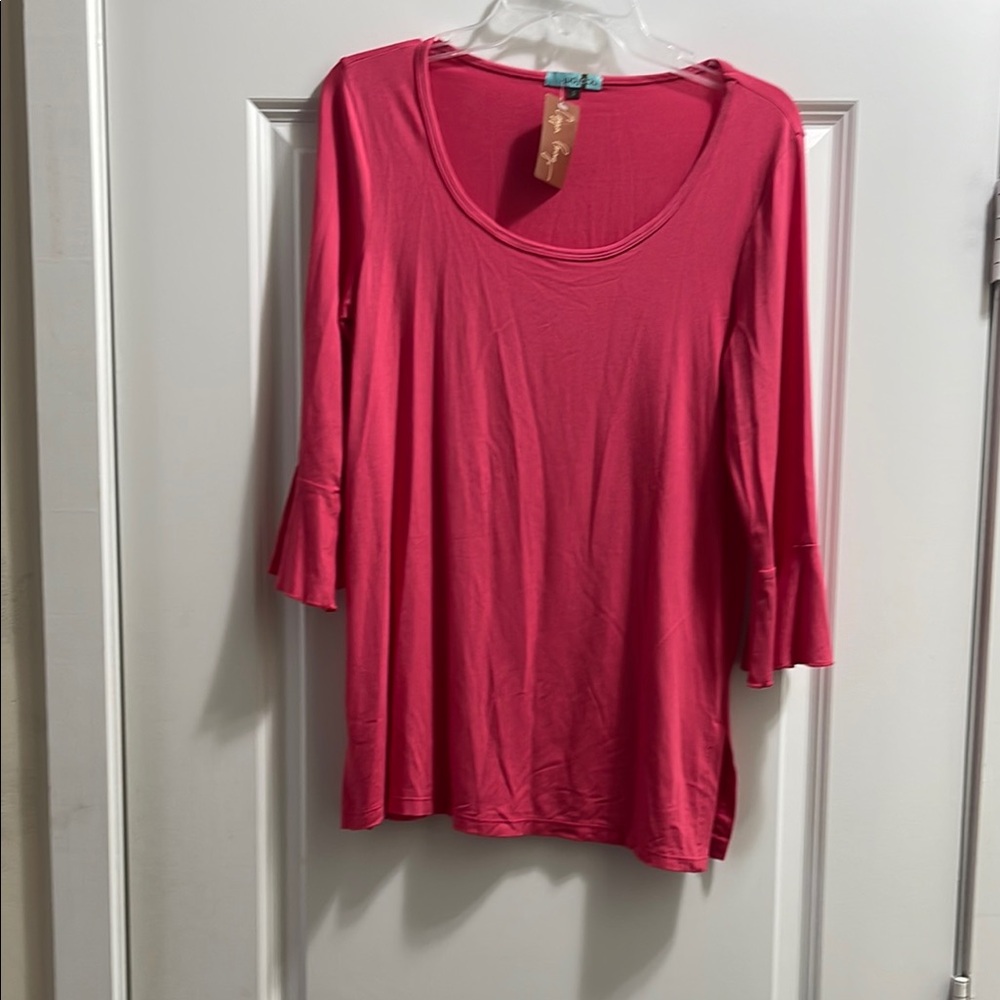 Judy P blu Women's Pink Top sz sm
